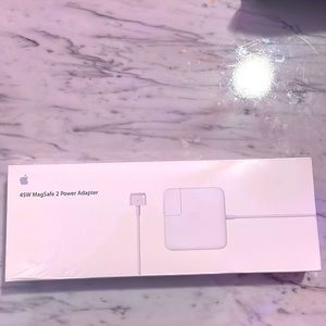 This charger is a MacBook charger that is brand new and hasn’t been used yet.